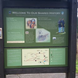 Fort Yamhill State Park - Reader board for Fort Yamhill
