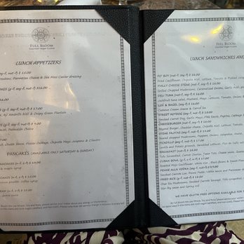 Full Bloom Vegan - Lunch menu - Vegan Near Me - Miami Beach, Florida Full Bloom Vegan - Lunch menu - Vegan Near Me - Miami Beach, Florida