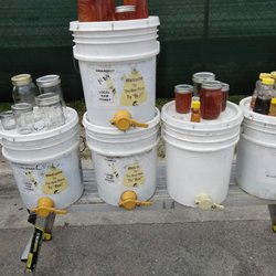 Local raw honey visit our new location @rorabecks plants and produce 7820 N. Military trail 2 lights south of Northlake blvd