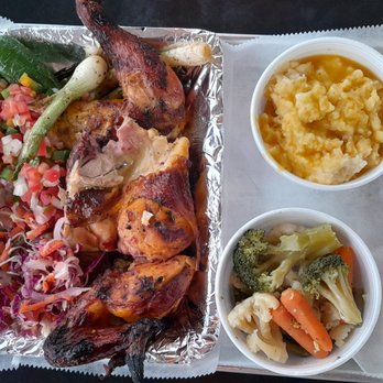 El Gallo De Acero - HALF  CHICKEN DINNER WITH     2 SIDES - Mexican Near Me - Joliet, Illinois