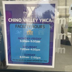 Chino Valley YMCA - Facility hours