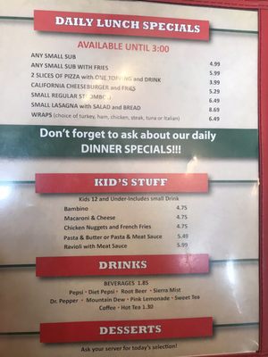 Menu photo 5 Toledo's Pizza Waynesboro, PA