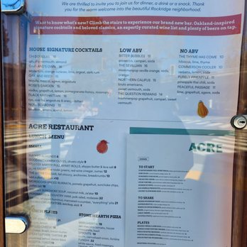 Acre - Avoid this place if you want good service. We never got to try the food. - Pizza Near Me - Oakland, California