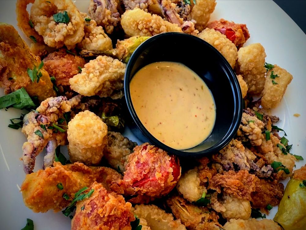 Food from The Landing Bar and Bistro