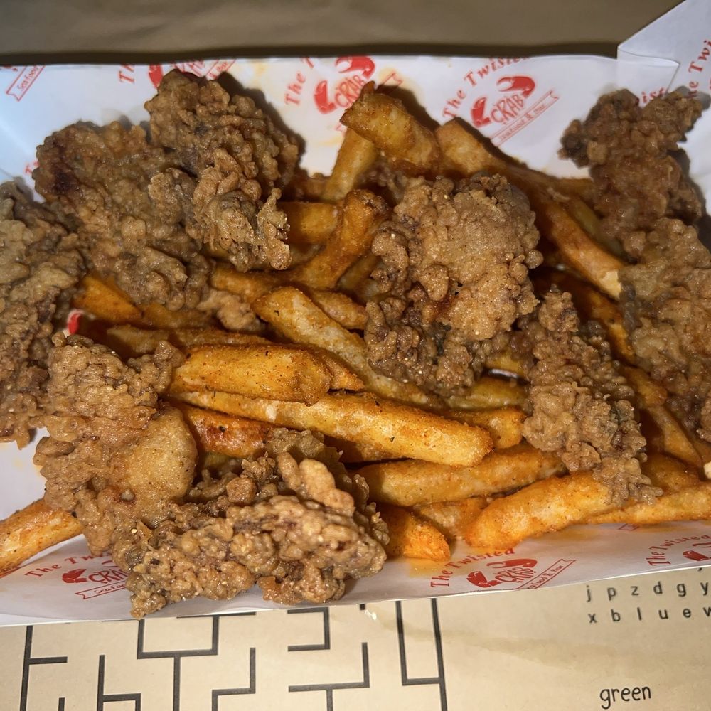 The Twisted Crab - Lynnhaven - Fried Oyster (5) and Fries - Seafood Near Me - Virginia Beach, Virginia The Twisted Crab - Lynnhaven - Fried Oyster (5) and Fries - Seafood Near Me - Virginia Beach, Virginia
