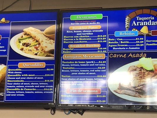 Menu photo 3 Taqueria Arandas Hayward, CA Menu photo 3 Taqueria Arandas Hayward, CA