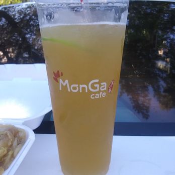 MonGa Cafe - Iced Green Tea, with Lemon/Lime conceptual etc.. - Taiwanese Near Me - Bellevue, Washington MonGa Cafe - Iced Green Tea, with Lemon/Lime conceptual etc.. - Taiwanese Near Me - Bellevue, Washington