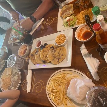 Vallarta Mexican Grill - Kid's cheeseburger, kid's quesadilla, Asada burrito, steak picado.papusa. - Mexican Near Me - Bakersfield, California