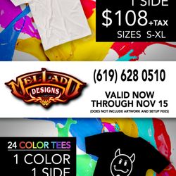 Mellado Designs - Let us know if you or someone you know need apparel for business  or team, We'll be happy to help.
