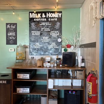 Milk & Honey Coffee Cafe - Nice touch - Coffee & Tea Near Me - Surfside Beach, South Carolina Milk & Honey Coffee Cafe - Nice touch - Coffee & Tea Near Me - Surfside Beach, South Carolina