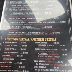 Mi Casa Es Tu Casa - Almuerzo y Cena / Apertivos y Extras Lunch & Dinner / Appetizers & Extras