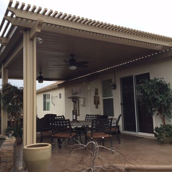 Five Star Home Improvement - Solid aluminum patio cover with lattice trim - Patio Coverings Near Me - Sacramento, California Five Star Home Improvement - Solid aluminum patio cover with lattice trim - Patio Coverings Near Me - Sacramento, California