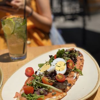 The Post - Salmon flatbread! - Comfort Food Near Me - Los Altos, California The Post - Salmon flatbread! - Comfort Food Near Me - Los Altos, California