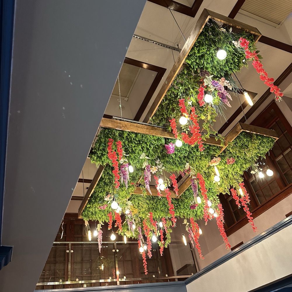 Mann Sarka - Ceiling pic and on the side they have projections of things. - Asian Fusion Near Me - Floral Park, New York Mann Sarka - Ceiling pic and on the side they have projections of things. - Asian Fusion Near Me - Floral Park, New York