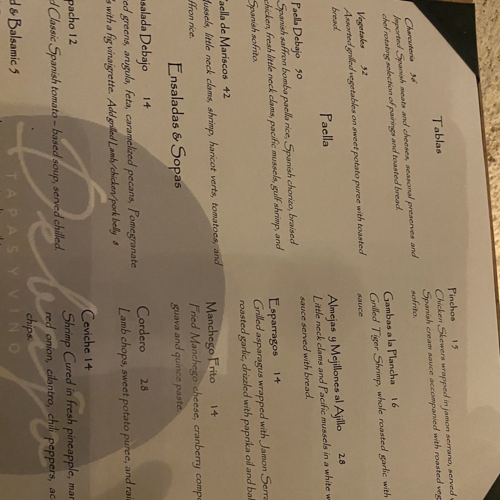Debajo Tapas ABQ - Menu - Spanish Near Me - Albuquerque, New Mexico Debajo Tapas ABQ - Menu - Spanish Near Me - Albuquerque, New Mexico