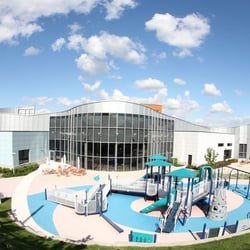 Ranken Jordan Pediatric Bridge Hospital - View of playground from Dorsett Road
