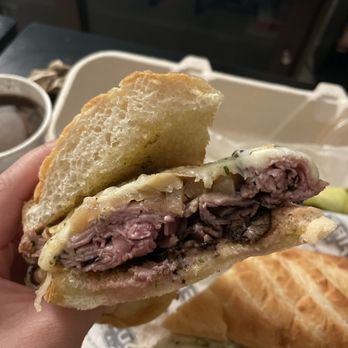 Firehouse Subs - French Dip - cross section view! - Fast Food Near Me - San Jose, California