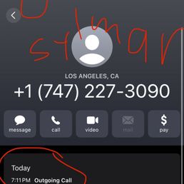 We called Sylmar location. We called Sylmar location.
