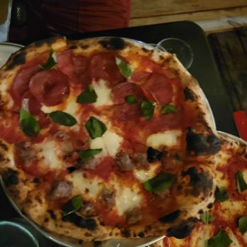 Ops - Half sausage/half pepperoni - Pizza Near Me - Brooklyn, New York