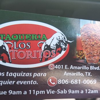 Taqueria Los Toritos - a hand holding a business card - Mexican Near Me - Amarillo, Texas Taqueria Los Toritos - a hand holding a business card - Mexican Near Me - Amarillo, Texas