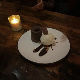 Choco-Thai Tea Lava Cake