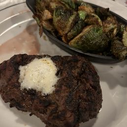 Filet steak and brussels sprouts Filet steak and brussels sprouts