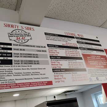 Shorty's Sandwich Shop - Menu - Sandwiches Near Me - Ottawa, Ontario