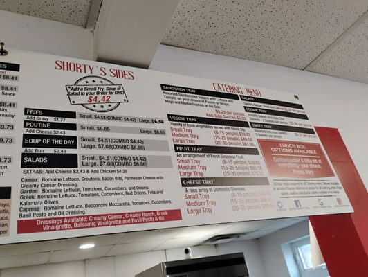 Menu photo 4 Shorty's Sandwich Shop Ottawa, ON