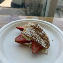 Strawberry croissant