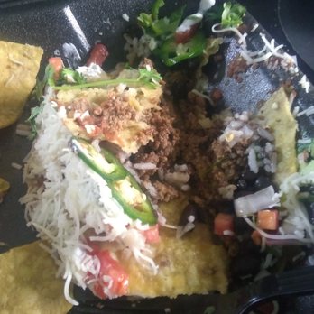 Bubbakoo's Burritos - What happened when I tried to grab the taco. I ended up eating this with a fork and my hands. - Mexican Near Me - Monroe, New York