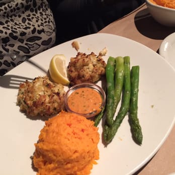 Bonefish Grill - Jumbo crab cakes with sweet potatoes and asparagus delicious - Seafood Near Me - Newtown Square, Pennsylvania Bonefish Grill - Jumbo crab cakes with sweet potatoes and asparagus delicious - Seafood Near Me - Newtown Square, Pennsylvania