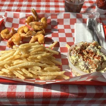Frye’s Famous Crab Cake - Shrimp, fries, potato salad! - Seafood Near Me - Ashburn, Virginia Frye’s Famous Crab Cake - Shrimp, fries, potato salad! - Seafood Near Me - Ashburn, Virginia