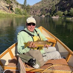 Spinner Fall Guide Service - Dad's nice brown.