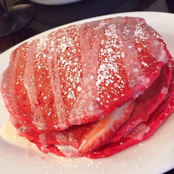 Bell Tower Cafe - Red velvet pancakes! - Breakfast & Brunch Near Me - Saratoga, California