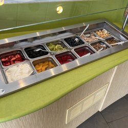 Menchie's - Again...this is the first time we have seen their bar full...love these new owners