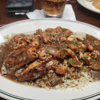 Wall Street Bar & Grill - Grilled Redfish with crawfsh ettouffee made by Lalo and the best poured jack and coke by Autumn!! - Bars Near Me - Midland, Texas