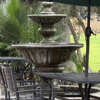 Madonna Estate - Beautiful garden fountain - Wineries Near Me - Napa, California Madonna Estate - Beautiful garden fountain - Wineries Near Me - Napa, California
