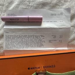 Original gold and beyond receipt and item purchased.