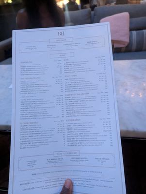 Menu photo 8 3 Arts Club Cafe at RH Chicago Chicago, IL Menu photo 8 3 Arts Club Cafe at RH Chicago Chicago, IL