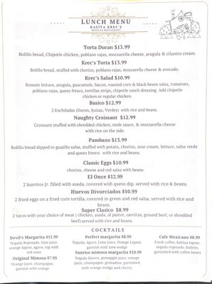 Menu photo 8 Kasita Krec’s Lacey, WA