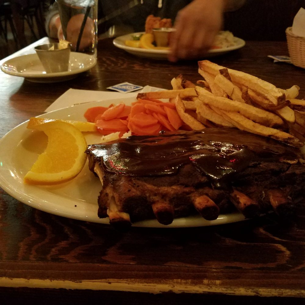 Sagebrush Grill - Half rack of ribs with fresh cut fries. - Seafood Near Me - Richfield, Utah Sagebrush Grill - Half rack of ribs with fresh cut fries. - Seafood Near Me - Richfield, Utah