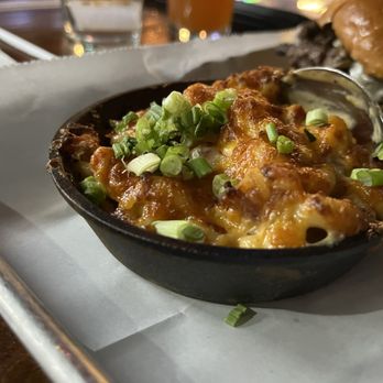 Krootz Brewing Company - Mac and cheese side. Far more interesting than fries. - Brewpubs Near Me - Gainesville, Texas
