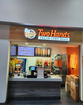 Two Hands Corn Dog Grand Prairie by null