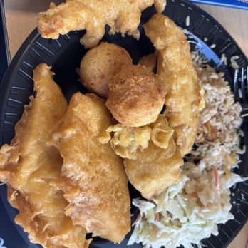 Long John Silver's - Fish & Chicken Platter - Seafood Near Me - South Bend, Indiana
