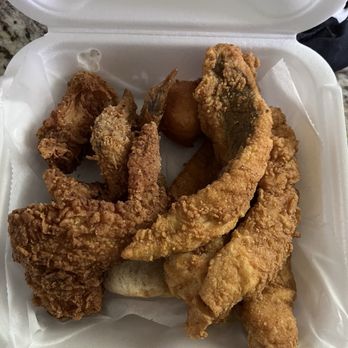 Ikhlas Seafoods and Pastries - 3/2 (3Wings/2PCWhiting) came w/ a roll and a puppy - Seafood Near Me - East Point, Georgia Ikhlas Seafoods and Pastries - 3/2 (3Wings/2PCWhiting) came w/ a roll and a puppy - Seafood Near Me - East Point, Georgia