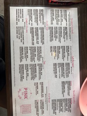 Menu photo 7 Pink Cafe Hallandale Beach, FL Menu photo 7 Pink Cafe Hallandale Beach, FL