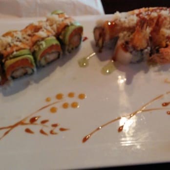 Asian Pop - Butterfly roll and dragon roll - Sushi Bars Near Me - Ocala, Florida