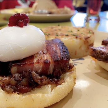 Snooze, an A.M. Eatery - Habanero Pork Belly Benny - Breakfast & Brunch Near Me - Westminster, Colorado Snooze, an A.M. Eatery - Habanero Pork Belly Benny - Breakfast & Brunch Near Me - Westminster, Colorado