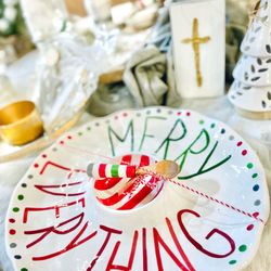 Reclaimed Spirit - Merry Christmas serving platter