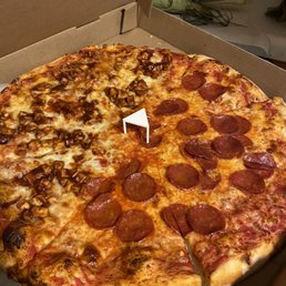 a pepperoni pizza in a box a pepperoni pizza in a box
